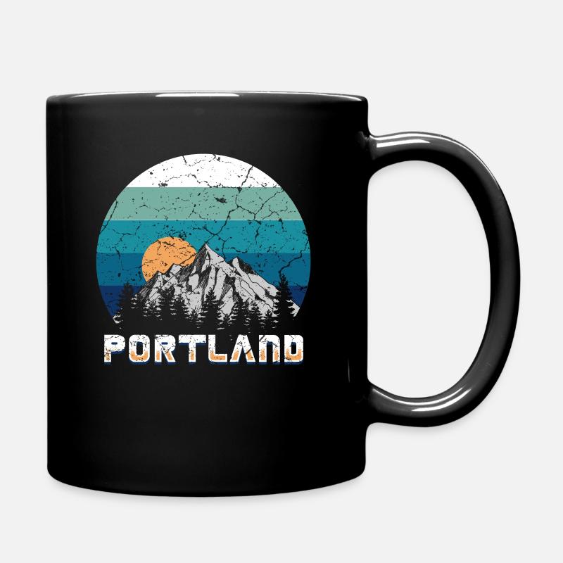 Portland - Tasse einfarbig - Schwarz