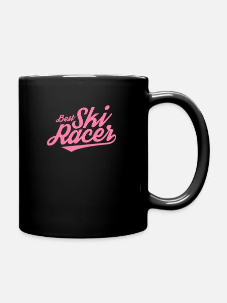 Ski race Ski race Ski racer Ski racer - Full Colour Mug - black