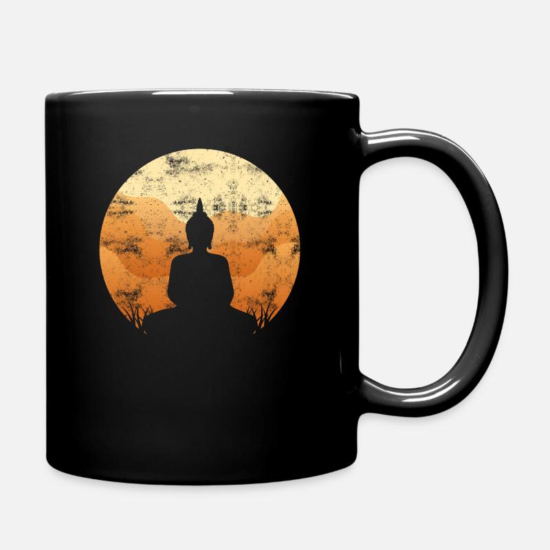 Bouddha Bouddhisme Méditation Zen - Mug uni - noir