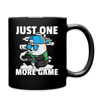 Panda Gamer Spieler Game Vintage Retro - Mug uni - noir - Droite