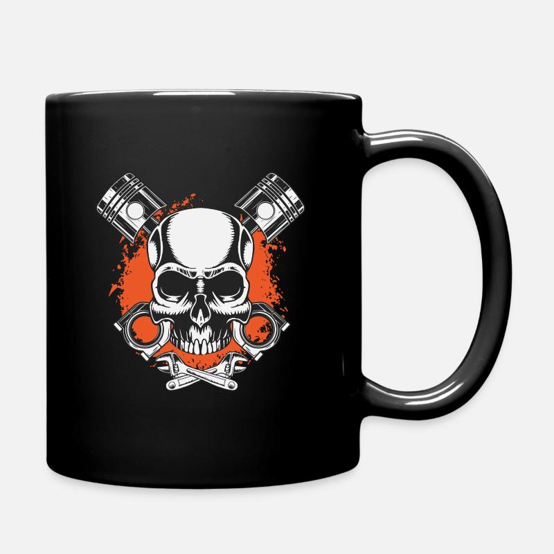 Mechaniker KFZ Auto Werkstatt Garage - Tasse einfarbig - Schwarz