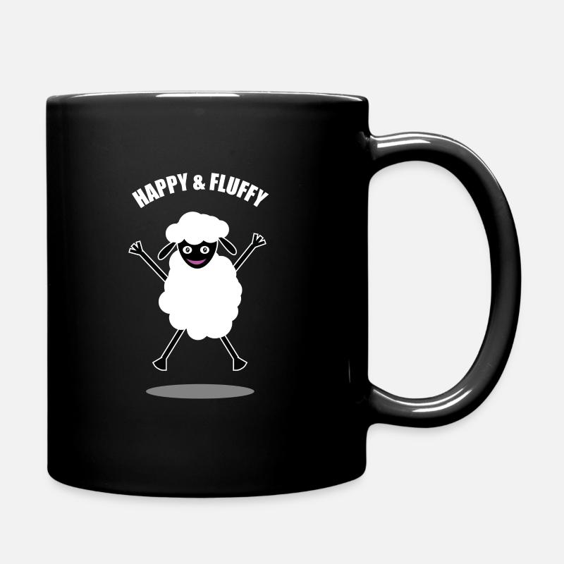 Schaf - Tasse einfarbig - Schwarz