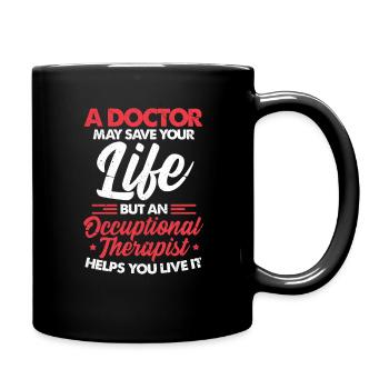 occupational therapists - Full Colour Mug - black - Right