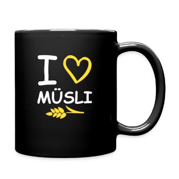 I love cereals - Full Colour Mug - black - Right