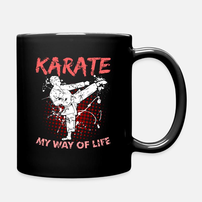 karaté - Mug uni - noir