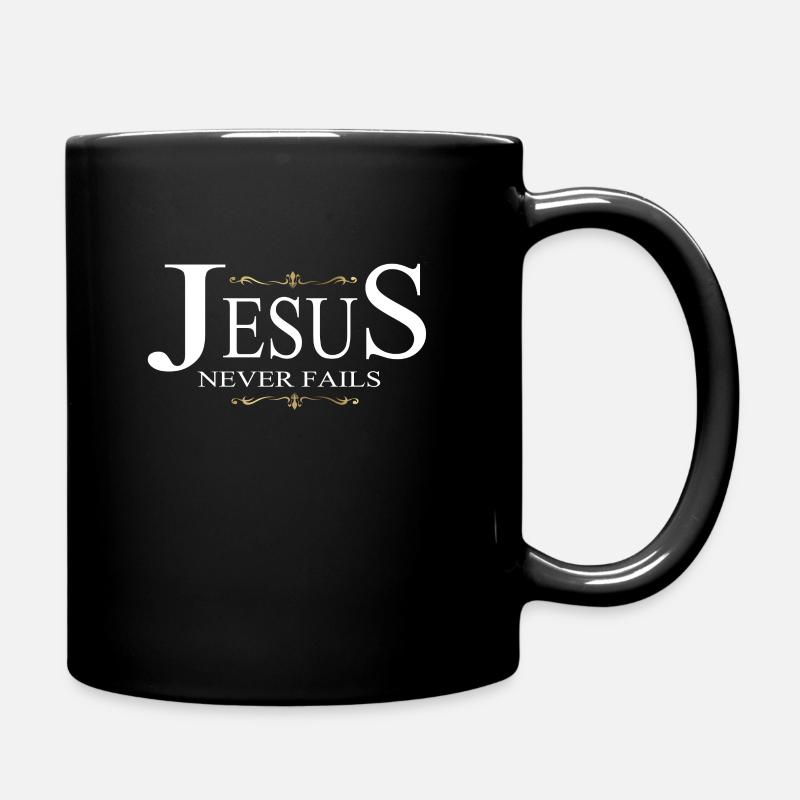 Christianity gift - Full Colour Mug - black