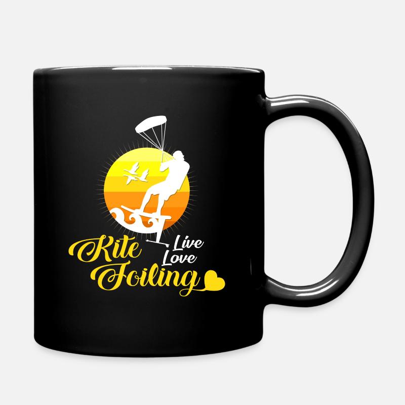 Kite Foilen - Tasse einfarbig - Schwarz