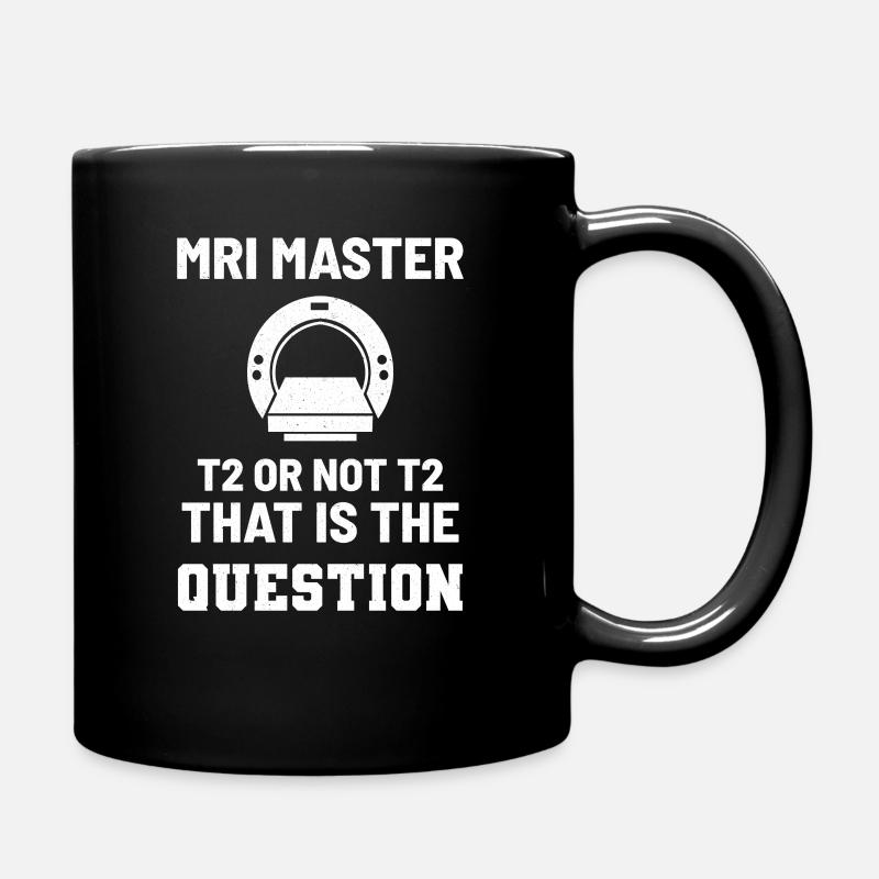 MRI-Master Radiologie - Tasse einfarbig - Schwarz