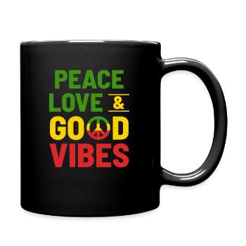 hippy - Full Colour Mug - black - Right