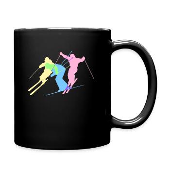 ski - Full Colour Mug - black - Right