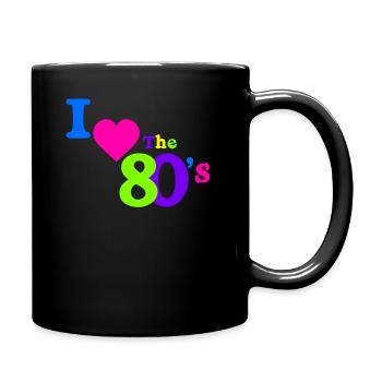 I Heart the 80's - Full Colour Mug - black - Right