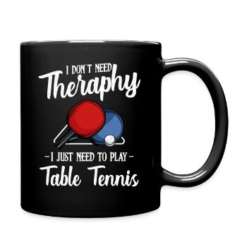 Ping-pong Funny Sayings Table Tennis Gift - Full Colour Mug - black - Right