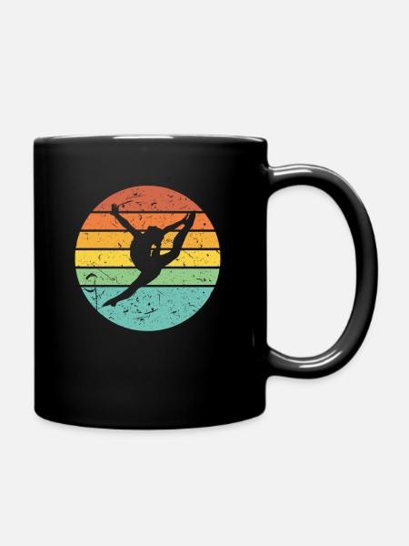 Turnen - Tasse einfarbig - Schwarz