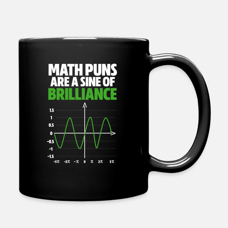 Mathe - Tasse einfarbig - Schwarz