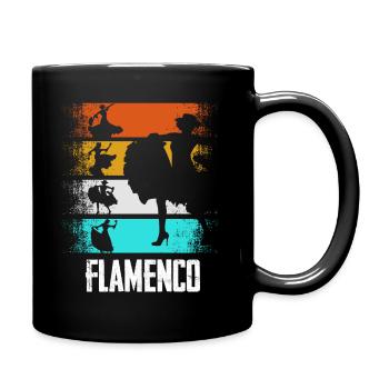 Flamenco Retro - Mug uni - noir - Droite
