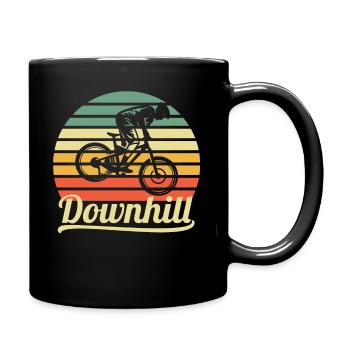 Downhill - Full Colour Mug - black - Right
