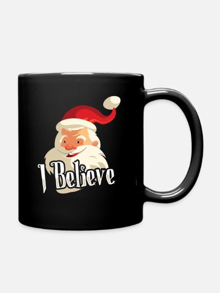 I believe in Santa Claus - Mug uni - noir