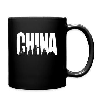 Chine - Mug uni - noir - Droite