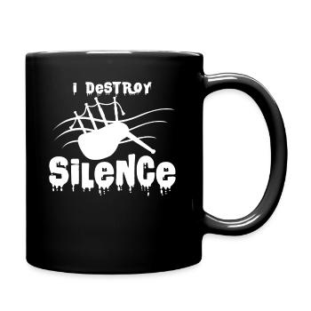 Dudelsack - Tasse einfarbig - Schwarz - Rechts
