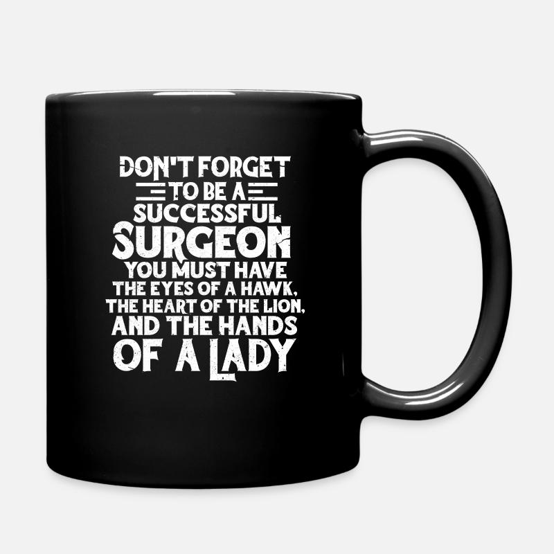 Cadeau chirurgien chirurgien - Mug uni - noir