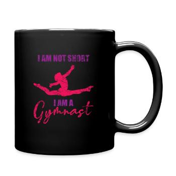 Gymnastics sizes - Full Colour Mug - black - Right