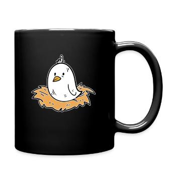 oiseaux - Mug uni - noir - Droite