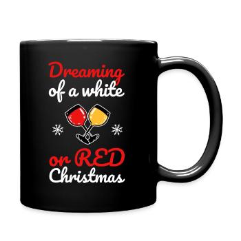 Wine mulled wine Christmas - Full Colour Mug - black - Right