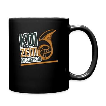 Musik Instrument Streichinstrument - Tasse einfarbig - Schwarz - Rechts