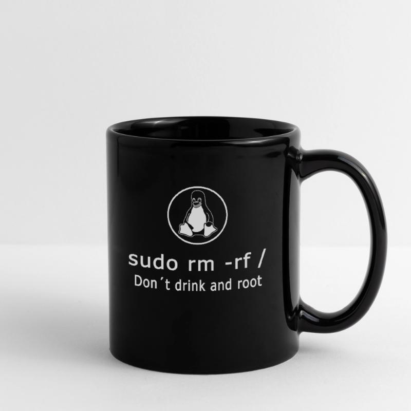 Linux Admin Programmer sudo rm rf / Full Colour Mug