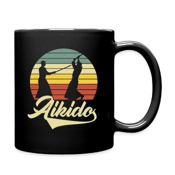 Aïkido - Mug uni - noir - Droite