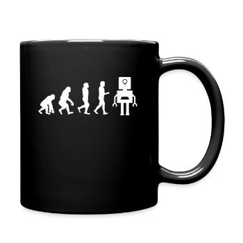 Robotics Roboter Evolution - Tasse einfarbig - Schwarz - Rechts