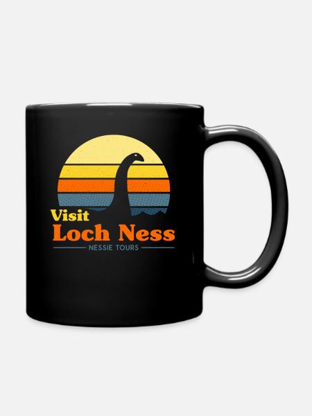 Nessie visit Loch Ness Nessie visites légendaire - Mug uni - noir