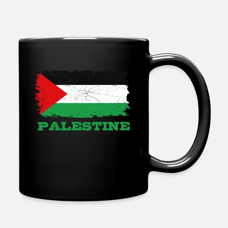 Palästina Flagge - Tasse einfarbig - Schwarz