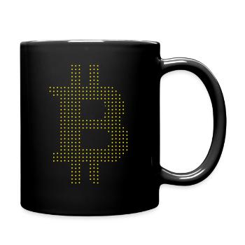 Bitcoin - Full Colour Mug - black - Right
