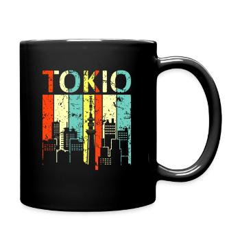 Tokio - Tasse einfarbig - Schwarz - Rechts