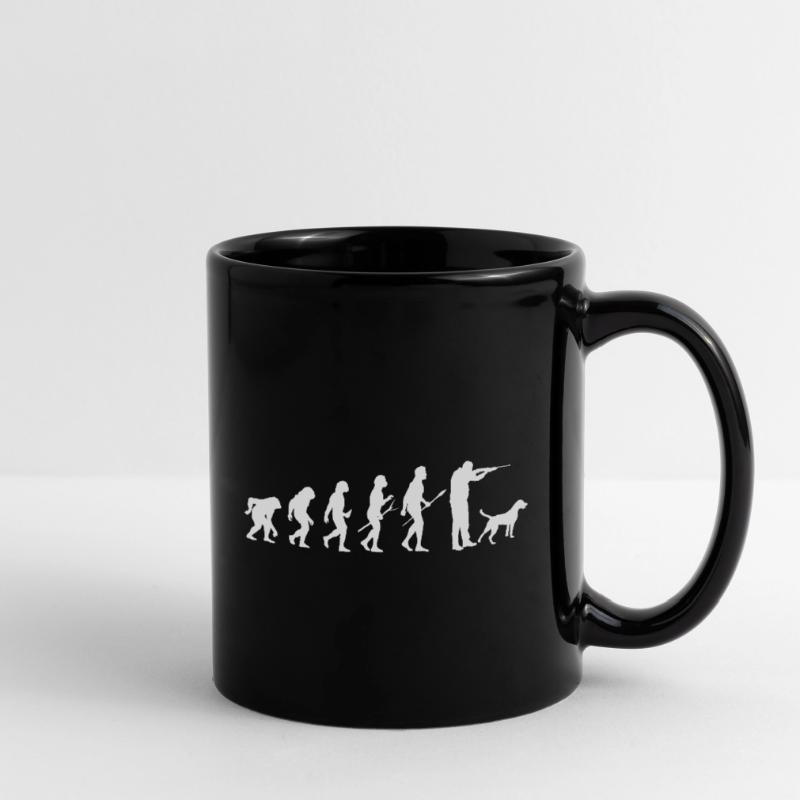 Conception drôle de chien de chasse de chasse de chasse d'évolution Mug uni