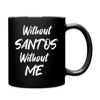 Santos santo - Tasse einfarbig - Schwarz - Rechts