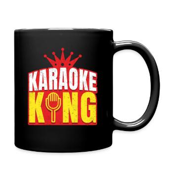Karaoké Roi - Mug uni - noir - Droite