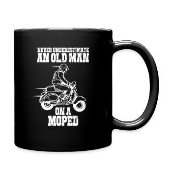 Moped - Tasse einfarbig - Schwarz - Rechts