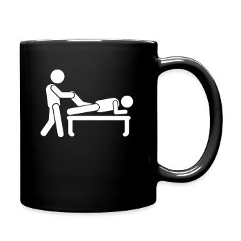 Physiotherapist - Full Colour Mug - black - Right