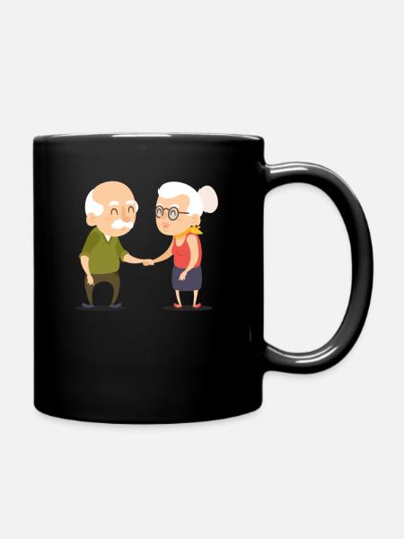 Pflegerin - Tasse einfarbig - Schwarz
