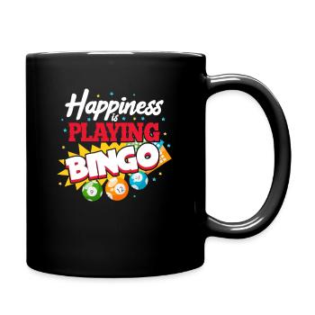 Bingo Play Gambling Lotto Grandma Grandpa Gift - Mug uni - noir - Droite