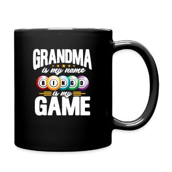 Bingo granny - Full Colour Mug - black - Right