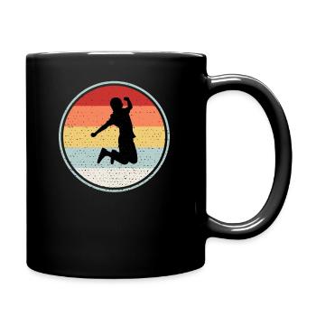 Tee shirt trampoline pour enfant - Mug uni - noir - Droite