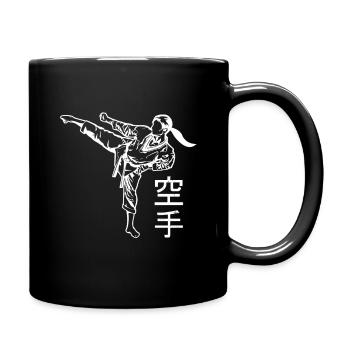 karaté - Mug uni - noir - Droite