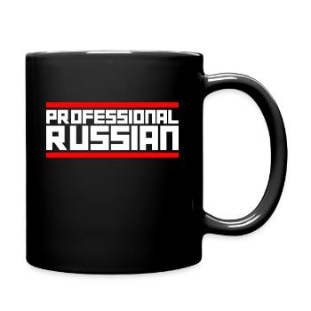 Professional Russian - Full Colour Mug - black - Right