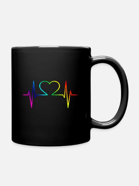 Gay Pride Gift - Full Colour Mug - black