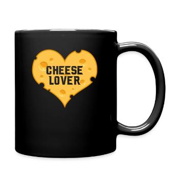 Cheese lover - Full Colour Mug - black - Right
