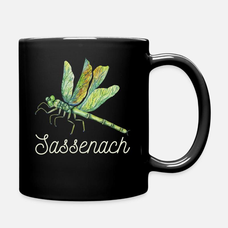 Sassenach-Spaß-keltische Geschenk-Design-Ideengraphik - Tasse einfarbig - Schwarz