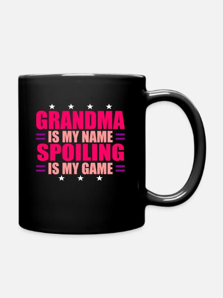 Oma Omi Geschenk Großmutter Geschenkidee - Tasse einfarbig - Schwarz